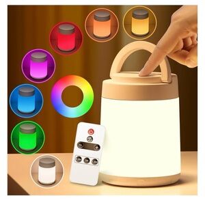 One Fire Night Light for Kids Night Light 10 Colours +8 Dimmable Baby NightLight
